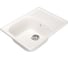 Мойка mixline ML-GM18 с крылом, белая, 331, 490х640х190 мм 525147 1