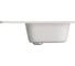 Мойка mixline ML-GM18 с крылом, белая, 331, 490х640х190 мм 525147 3