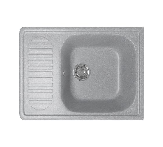 Мойка mixline ML-GM18 с крылом, графит, 342, 490х640х190 мм 533160