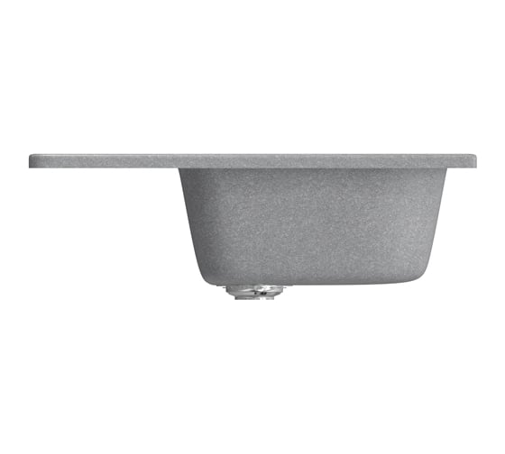 Мойка mixline ML-GM18 с крылом, графит, 342, 490х640х190 мм 533160