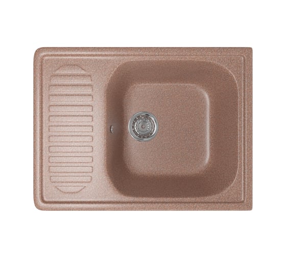 Мойка mixline ML-GM18 с крылом, терракотовая, 307, 490х640х190 мм 525145