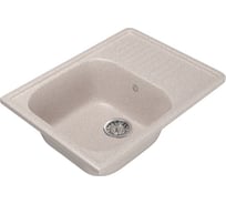 Мойка mixline ML-GM18 с крылом, песочная, 302, 490х640х190 мм 525140