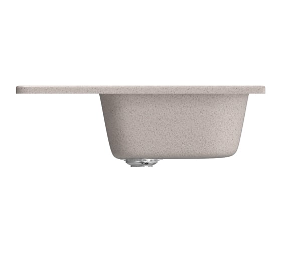Мойка mixline ML-GM18 с крылом, песочная, 302, 490х640х190 мм 525140