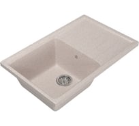Мойка mixline ML-GM19 с крылом, песочная, 302, 495х750х200 мм 525148