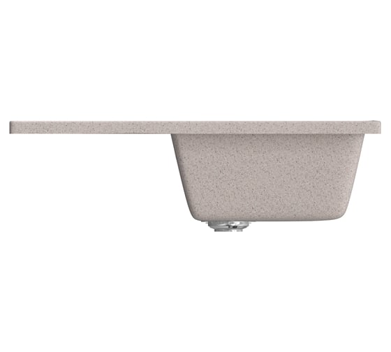 Мойка mixline ML-GM19 с крылом, песочная, 302, 495х750х200 мм 525148