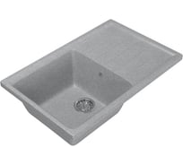 Мойка mixline ML-GM19 с крылом, графит, 342, 495х750х200 мм 533161