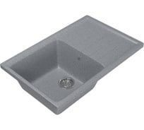 Мойка mixline ML-GM19 с крылом, темно-серая, 309, 495х750х200 мм 525151