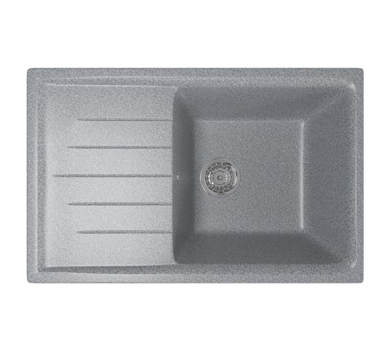 Мойка mixline ML-GM19 с крылом, темно-серая, 309, 495х750х200 мм 525151