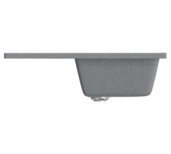 Мойка mixline ML-GM19 с крылом, темно-серая, 309, 495х750х200 мм 525151
