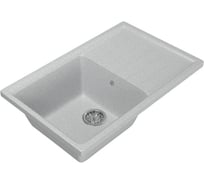 Мойка mixline ML-GM19 с крылом, серая, 310, 495х750х200 мм 525149