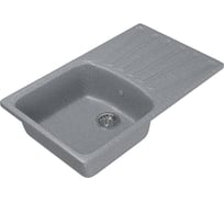 Мойка mixline ML-GM20 с крылом, темно-серая, 309, 480х830х190 мм 525160