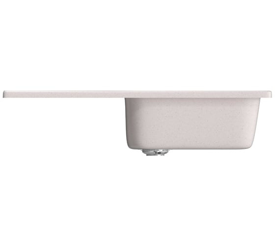Мойка mixline ML-GM20 с крылом, светло-розовая, 311, 480х830х190 мм 525161