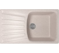 Мойка mixline ML-GM20 с крылом, песочная, 302, 480х830х190 мм 525157