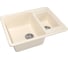 Мойка mixline ML-GM21 двухчашевая, бежевая, 328, 485х600х190 мм 525171 1