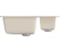 Мойка mixline ML-GM21 двухчашевая, бежевая, 328, 485х600х190 мм 525171 3