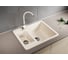 Мойка mixline ML-GM21 двухчашевая, бежевая, 328, 485х600х190 мм 525171 4