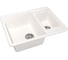 Мойка mixline ML-GM21 двухчашевая, белая, 331, 485х600х190 мм 525172 1