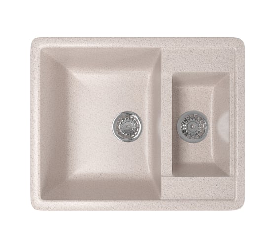 Мойка mixline ML-GM21 двухчашевая, песочная, 302, 485х600х190 мм 525165