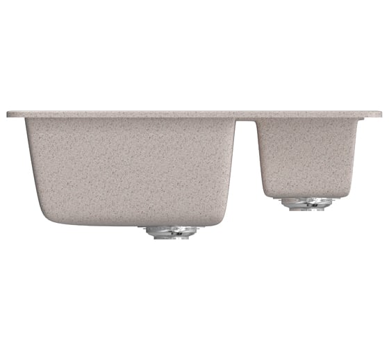 Мойка mixline ML-GM21 двухчашевая, песочная, 302, 485х600х190 мм 525165