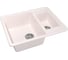 Мойка mixline ML-GM21 двухчашевая, светло-розовая, 311, 485х600х190 мм 525169 1