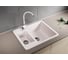 Мойка mixline ML-GM21 двухчашевая, светло-розовая, 311, 485х600х190 мм 525169 4