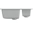 Мойка mixline ML-GM21 двухчашевая, серая, 310, 485х600х190 мм 525166 3