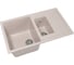 Мойка mixline ML-GM22 двухчашевая, с крылом, песочная, 302, 495х770х195 мм 525173 1