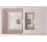 Мойка mixline ML-GM22 двухчашевая, с крылом, песочная, 302, 495х770х195 мм 525173 2