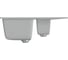Мойка mixline ML-GM22 двухчашевая, с крылом, серая, 310, 495х770х195 мм 525177 3