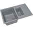Мойка mixline ML-GM22 двухчашевая, с крылом, темно-серая, 309, 495х770х195 мм 525179 1