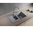 Мойка mixline ML-GM22 двухчашевая, с крылом, темно-серая, 309, 495х770х195 мм 525179 4