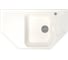 Мойка mixline ML-GM24 угловая, с крылом, молоко, 341, 490х780х170 мм 532405 2