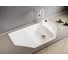 Мойка mixline ML-GM24 угловая, с крылом, молоко, 341, 490х780х170 мм 532405 4