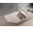 Мойка mixline ML-GM24 угловая, с крылом, песочная, 302, 490х780х170 мм 525192 4