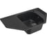 Мойка mixline ML-GM24 угловая, с крылом, черная, 308, 490х780х170 мм 525194 1