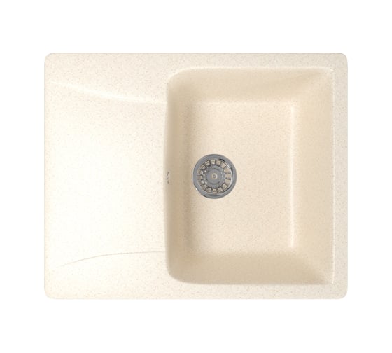 Мойка mixline ML-GM26 с крылом, бежевая, 328, 470х580х190 мм 525214