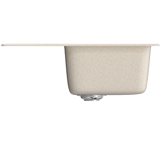 Мойка mixline ML-GM26 с крылом, бежевая, 328, 470х580х190 мм 525214