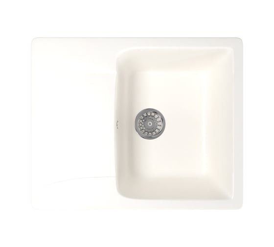 Мойка mixline ML-GM26 с крылом, молоко, 341, 470х580х190 мм 532407