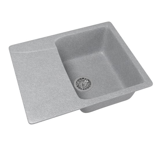 Мойка mixline ML-GM26 с крылом, графит, 342, 470х580х190 мм 533168