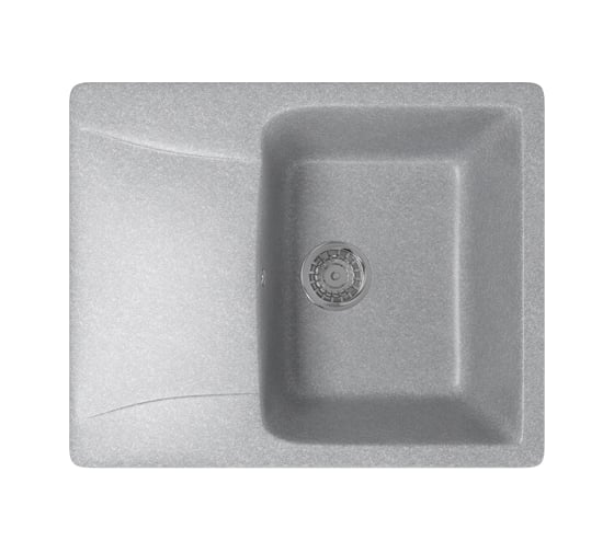 Мойка mixline ML-GM26 с крылом, графит, 342, 470х580х190 мм 533168