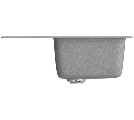Мойка mixline ML-GM26 с крылом, графит, 342, 470х580х190 мм 533168