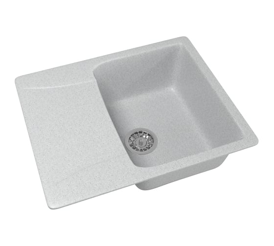 Мойка mixline ML-GM26 с крылом, серая, 310, 470х580х190 мм 525209 1