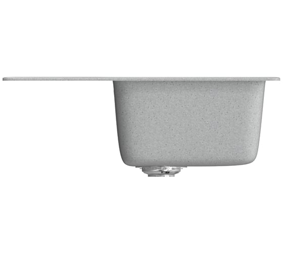 Мойка mixline ML-GM26 с крылом, серая, 310, 470х580х190 мм 525209