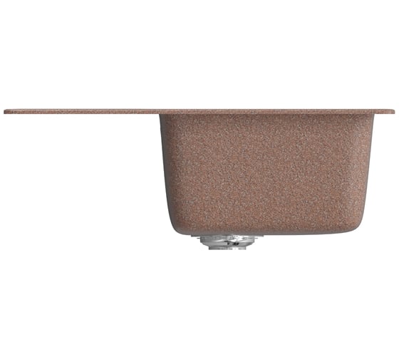 Мойка mixline ML-GM26 с крылом, терракотовая, 307, 470х580х190 мм 525213