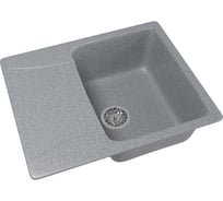 Мойка mixline ML-GM26 с крылом, темно-серая, 309, 470х580х190 мм 525211