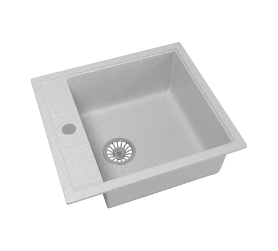 Мойка mixline ML-GM28 серая, 310, 445х500х190 мм 533510 1