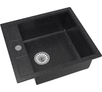 Мойка mixline ML-GM28 черная, 308, 445х500х190 мм 533513