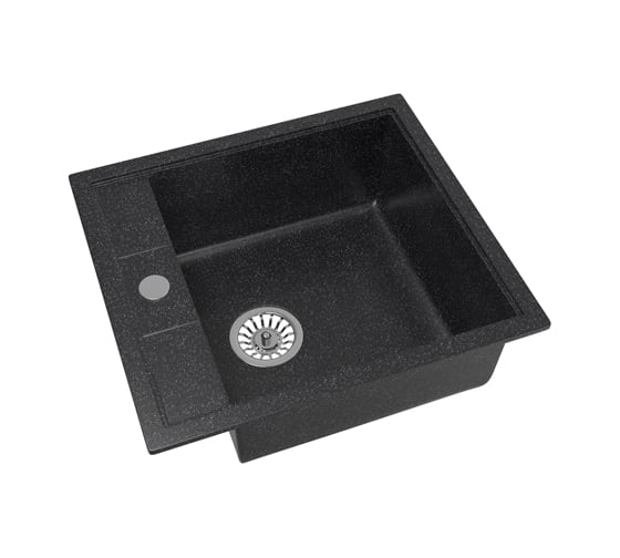 Мойка mixline ML-GM28 черная, 308, 445х500х190 мм 533513