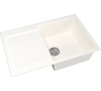 Мойка mixline ML-GM31 с крылом, молоко, 341, 495х770х190 мм 537711
