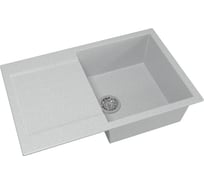 Мойка mixline ML-GM31 с крылом, серая, 310, 495х770х190 мм 537714